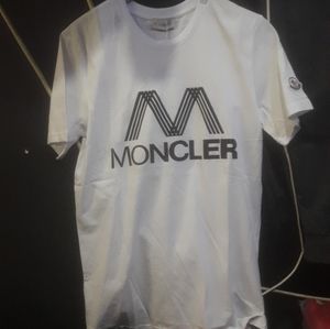 Moncler White Tee Shirt